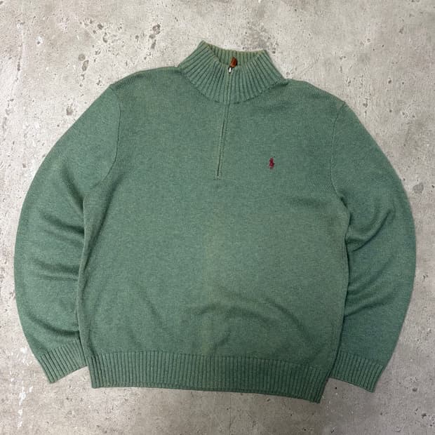 폴로 반집업 니트[2003]
