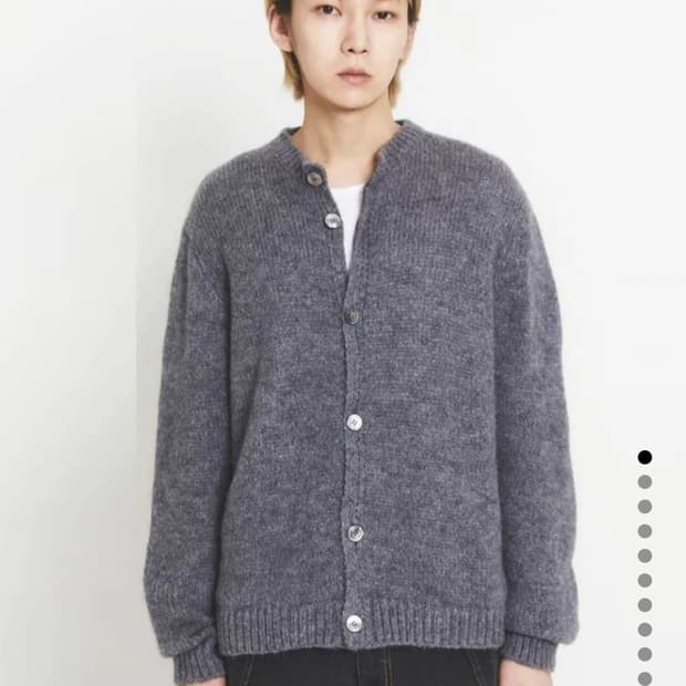 주앙옴므 그레이 가디건