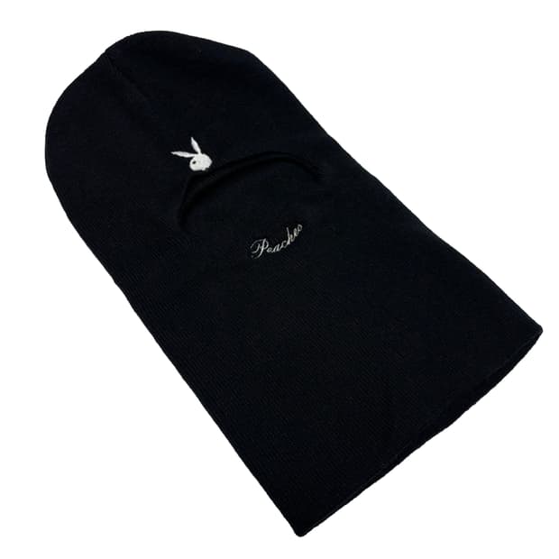 피치스 X 플레이보이 니트 바라클라바 블랙