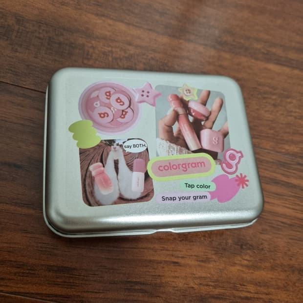 컬러그램 미니 틴케이스 1천원