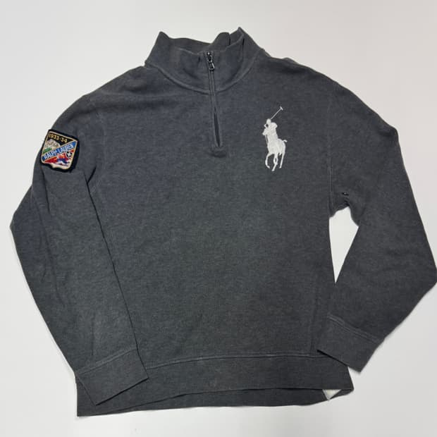 폴로 랄프로렌 스키 패치 빅 포니 하프 집업 L