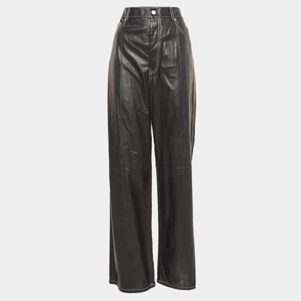Helmut lang 헬무트랭 카우레더 팬츠