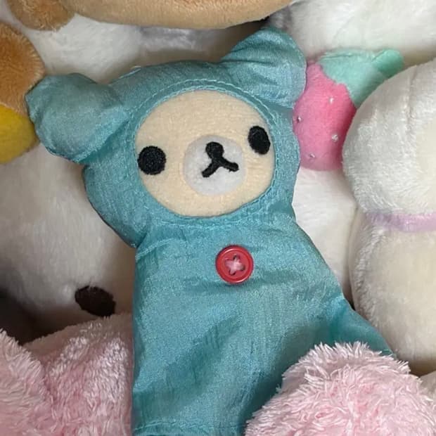 테루테루보즈 코리락쿠마 인형 키링