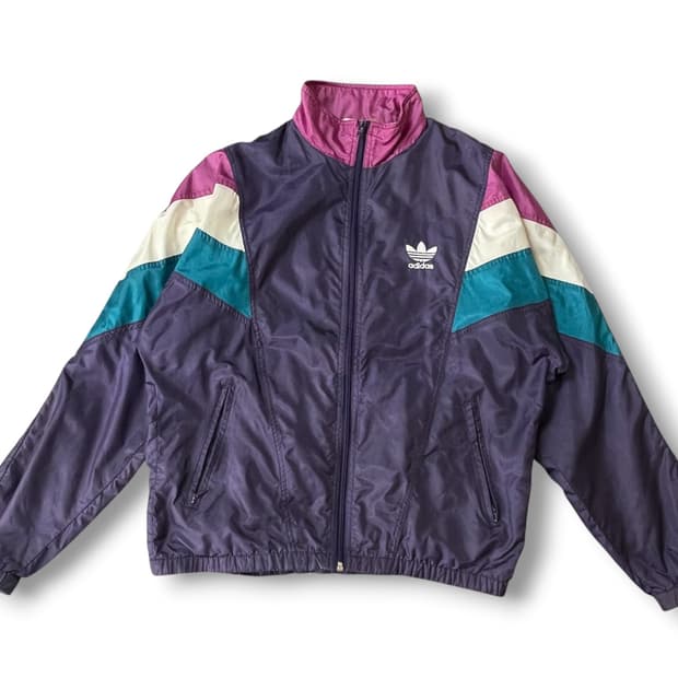 아디다스 90s 바이올렛 올드스쿨 윈드브레이커 S