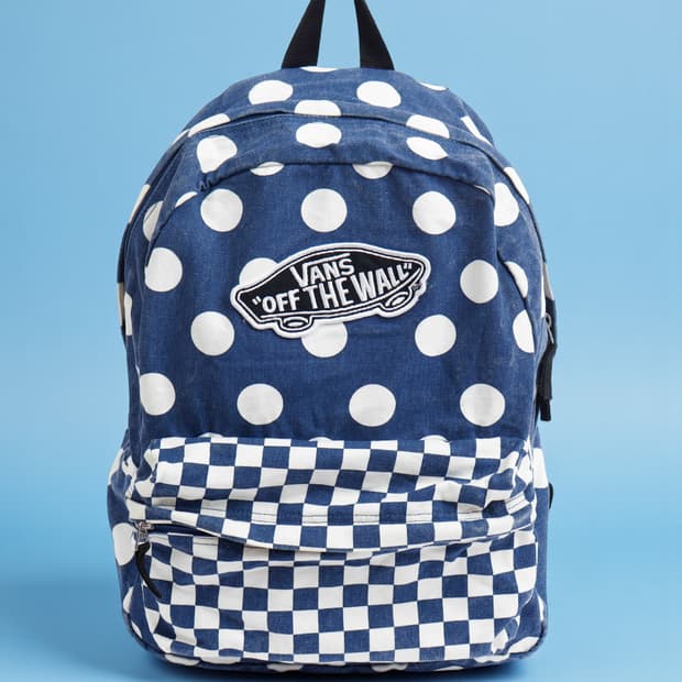 [VANS] 폴카도트 x 체커보드 데님 백팩