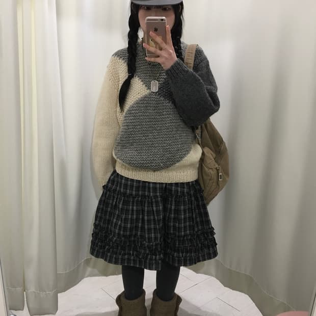 Modern Block Knit Pullover