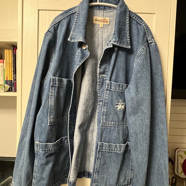스투시 데님 자켓