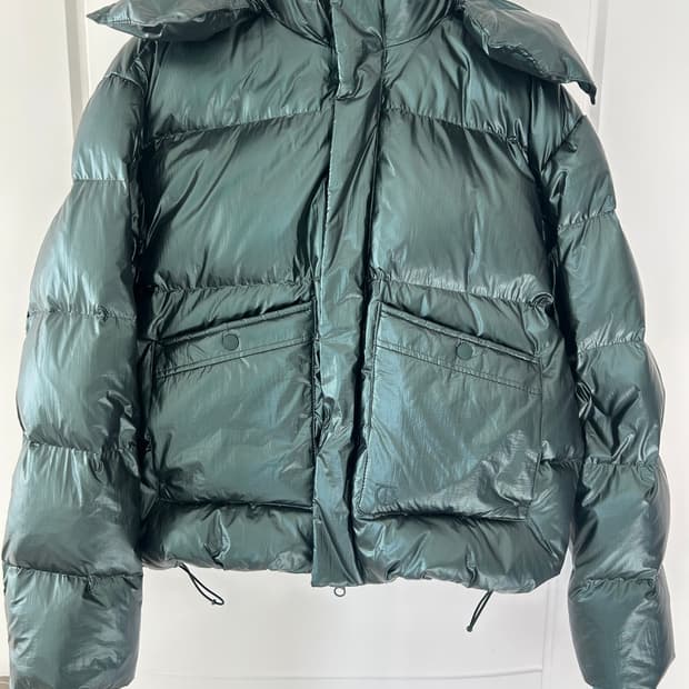 커렌트 후드 탈부착 패딩 