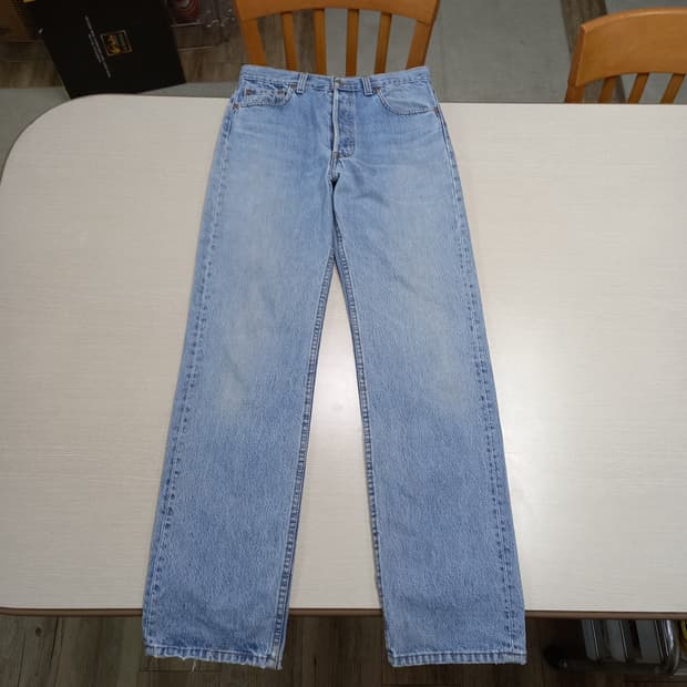 28 91's 리바이스501 USA 일자진 연청 28-922