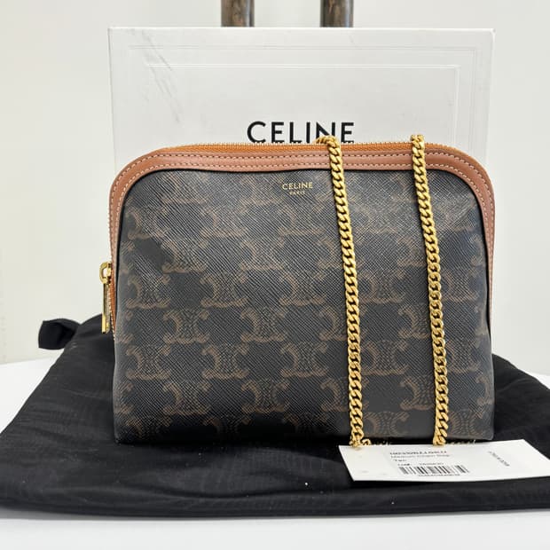 [OS]셀린느 트리옹프 켄버스 체인백