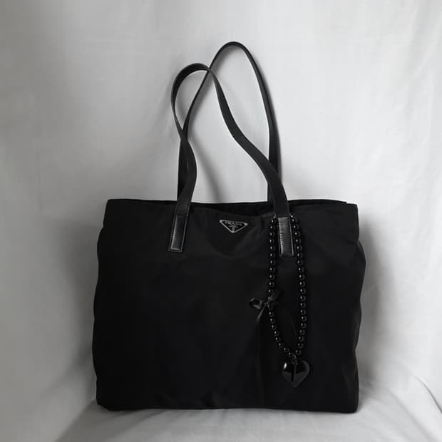 [정품 PRADA] 프라다 포코노 나일론 쇼퍼백 숄더백 라지