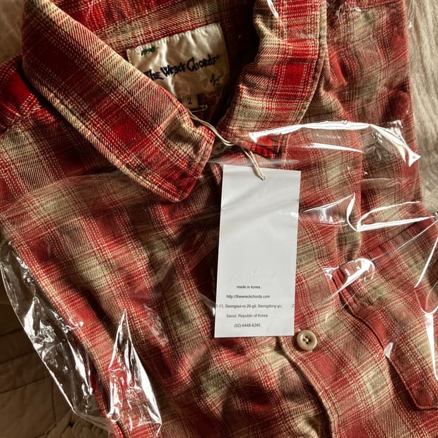 뤡코즈 레드체크 셔츠2