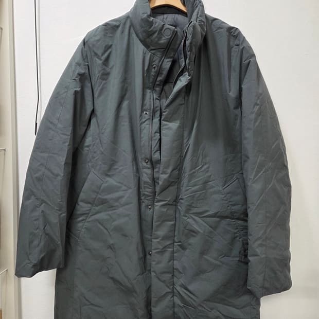 ZIOZIA 지오지아 구스다운 롱패딩코트 맥코트 헨리코트 100