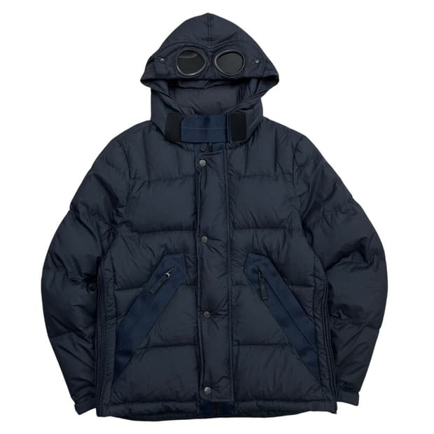 CP컴퍼니 차콜 후드 패딩 100