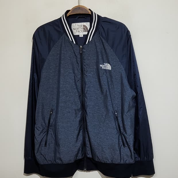 (100) 노스페이스 바람막이 점퍼 블루종 아웃도어 자켓 