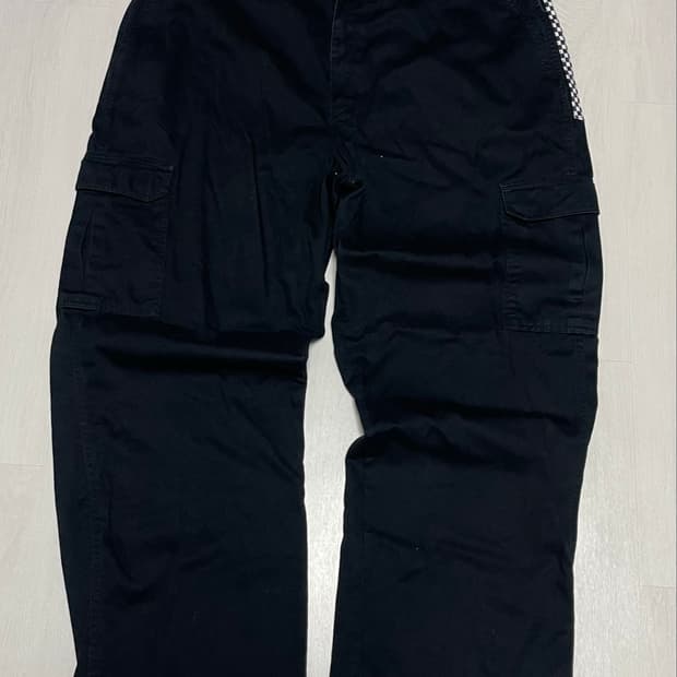 디키즈 카고팬츠 블랙 체크보드 40x32