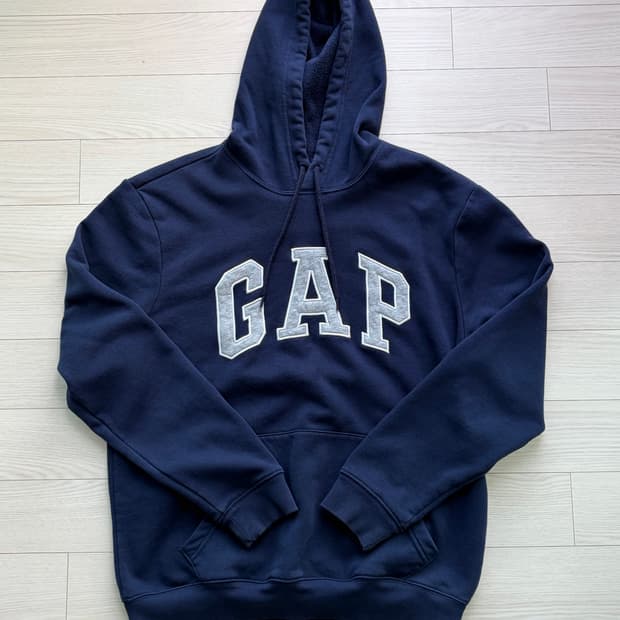  GAP 갭 베이직 로고 네이비 후디 M (100) 