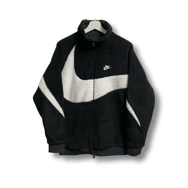 [L] 나이키 리버시블 빅스우시 플리스 자켓 블랙