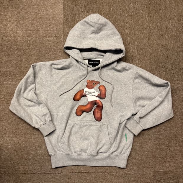 예스아이씨 베어 후드티