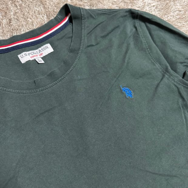 [L] U.S.POLO.ASSN. US폴로 긴팔 슬리브 그린