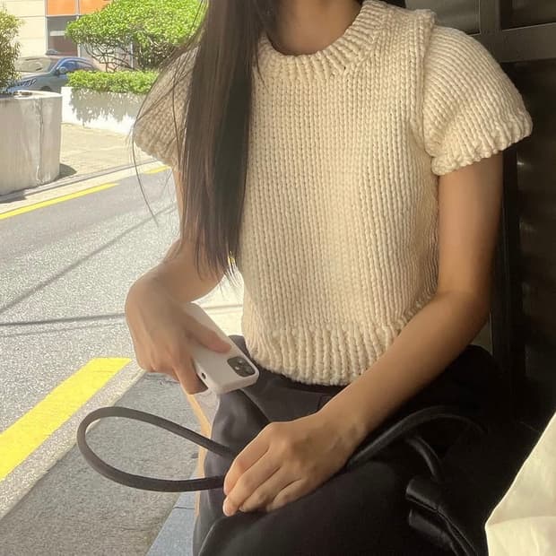 킨더살몬 여름니트