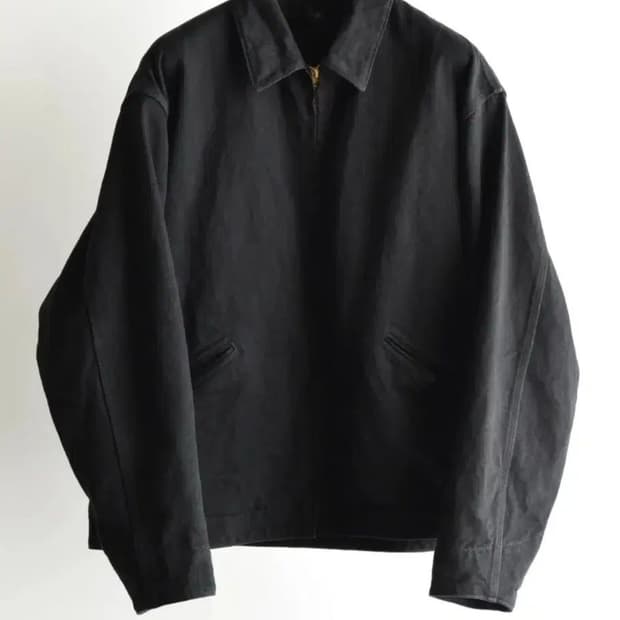 26ss comoli 코모리 블랙 데님 집숏 자켓 3