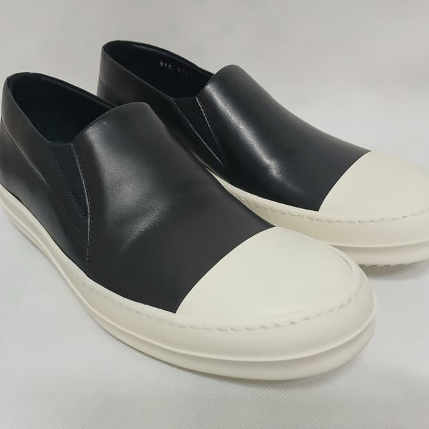 릭오웬스 / 16fw LALP 라몬즈 보트 레더 슬립온 / 41