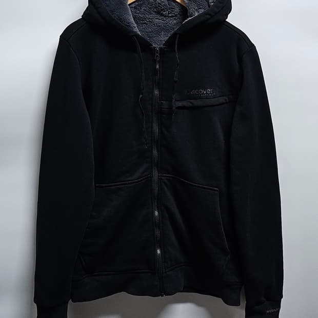 디스커버리 플리스 후드집업자켓 100