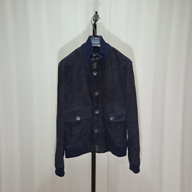 (택포) 맨온더분 스웨이드 고트스킨 A-1 자켓 50 B268