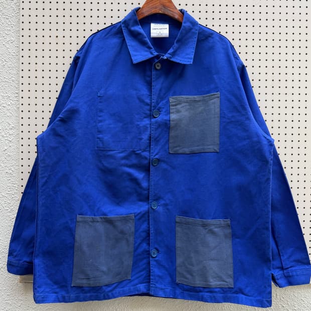 OLD PATCHWORK POCKET 빅사이즈 프렌치워크자켓