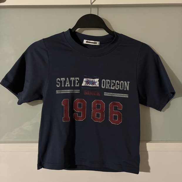 Navy 1986 vintage T