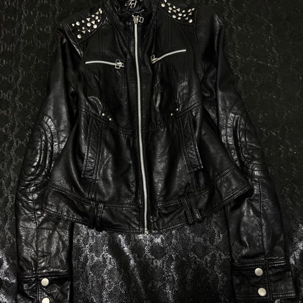 “Vintage”00’s RockChic Mood ShellLeather