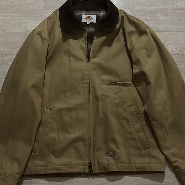 디키즈 트윌 워크 자켓 khaki