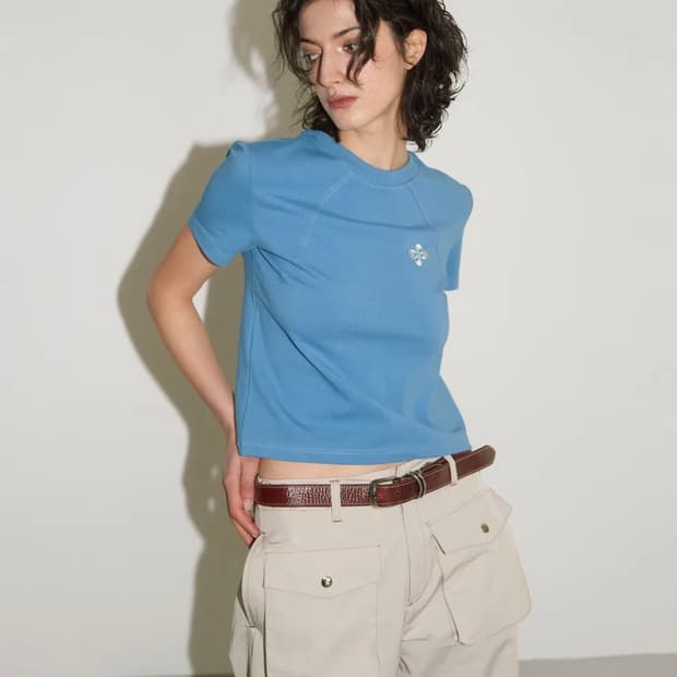 헤레틱 WAVE BASIC T-SHIRT / blue