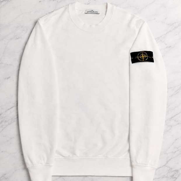 [M] 스톤아일랜트 맨투맨 화이트 새상품급 