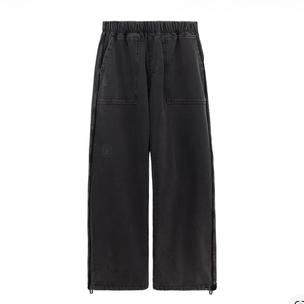 3) 폴리테루 퍼티그 스웨트팬츠 하드 워시드 네이비