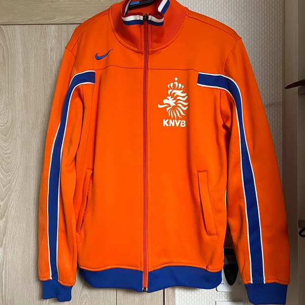 00s 나이키 네델란드 국대 져지 트랙탑 올드스쿨 트레이닝