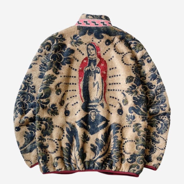 [2] 캐피탈 (kapital) 다마스크 마리아 플리스 집업