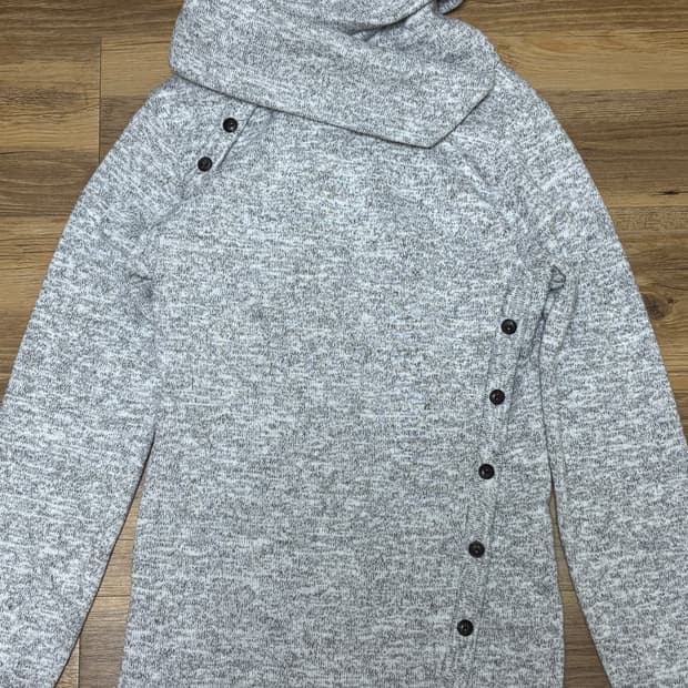 빈티지 하이넥 기모 맨투맨