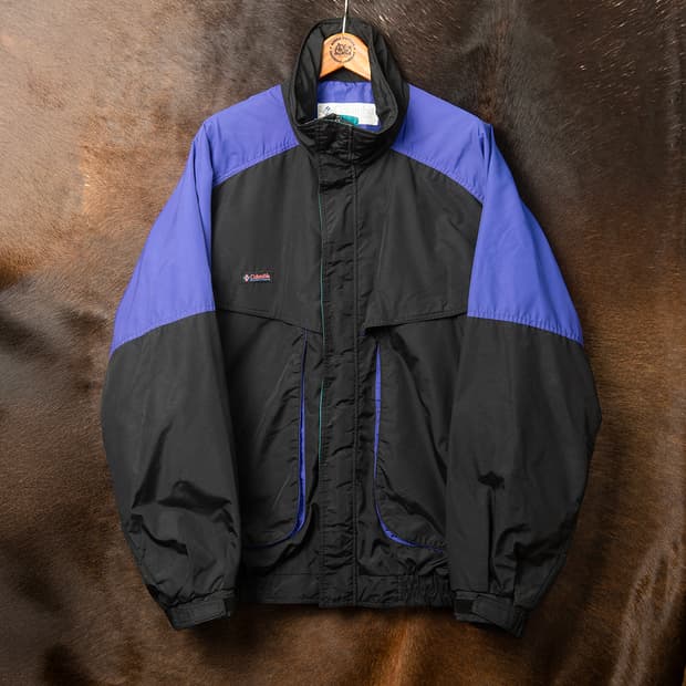 [115] 90s 컬럼비아 코리아메이드 컬러블럭 윈드브레이커 