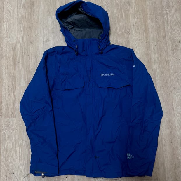 컬럼비아 남성 옴니테크 후드 바람막이 자켓 M/95 