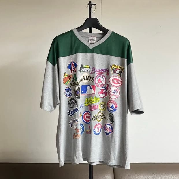 빈티지 mlb 마제스틱 반팔 티셔츠