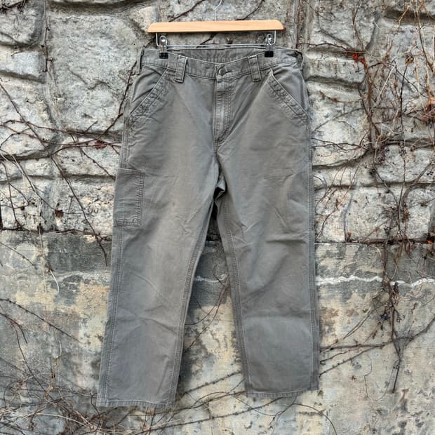 칼하트 빈티지 b151 LBR 카펜터 싱글니 카고 워크 팬츠