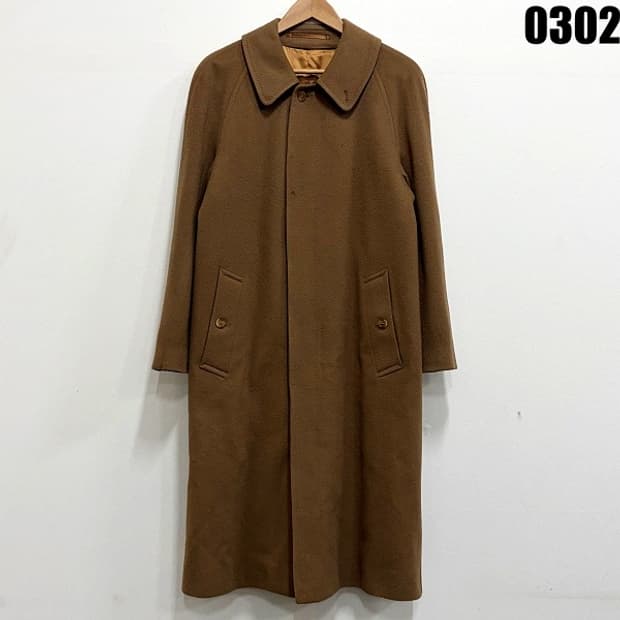 버버리 버버리스 울 롱코트 M 