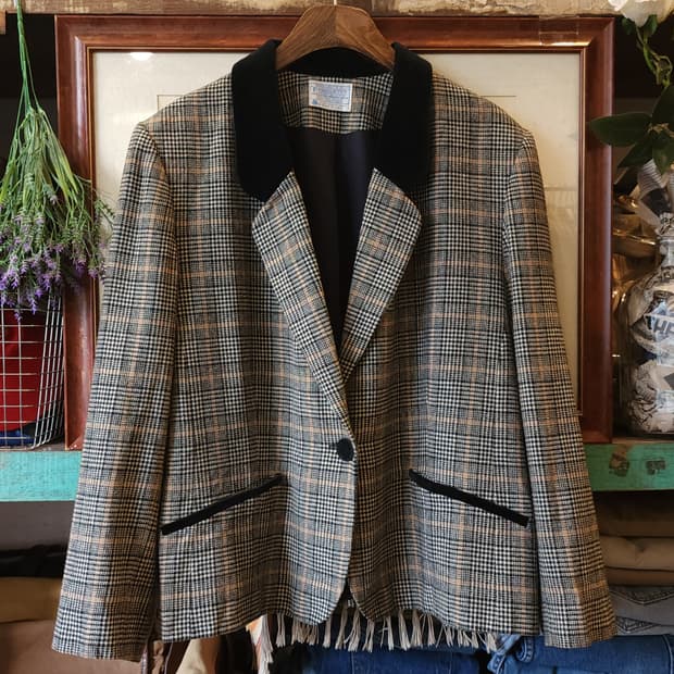 90s 펜들턴 블레이져 자켓 벨벳카라 스포츠 자켓 버진울 자켓 18