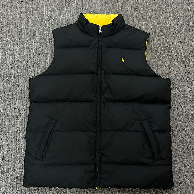 폴로 패딩 조끼 