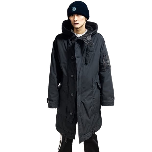 폴로 랄프로렌 멀티포켓 후드 나일론 롱파카