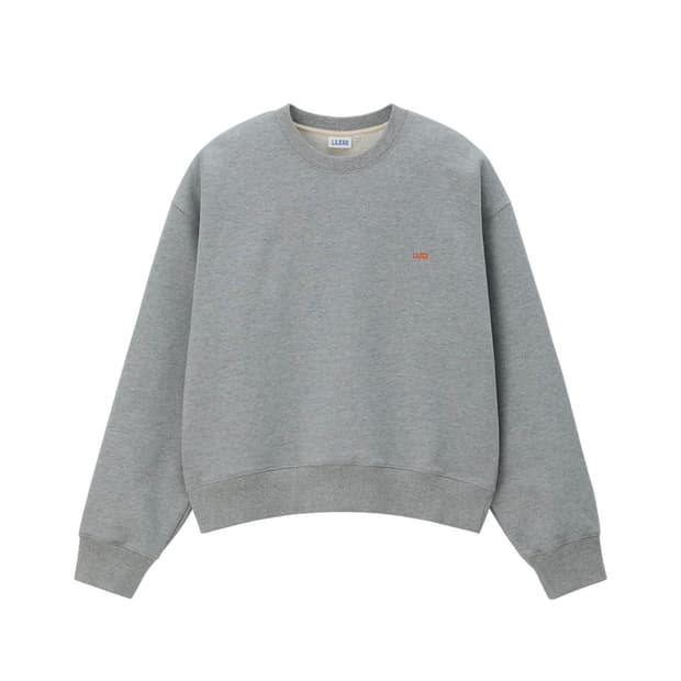 M) llege 리지 맨투맨 그레이 미디움사이즈