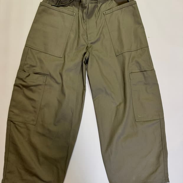 나이키 밴딩 카고팬츠_카키그레이(L사이즈)