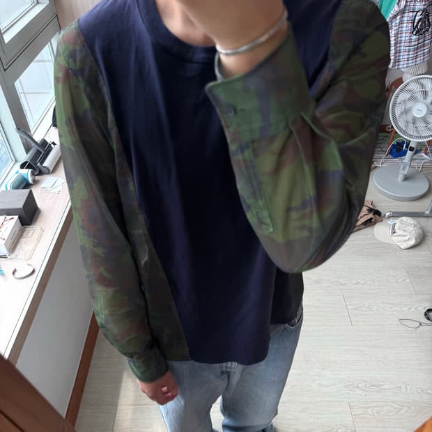 꼼데가르송 카모 매쉬 롱슬리브